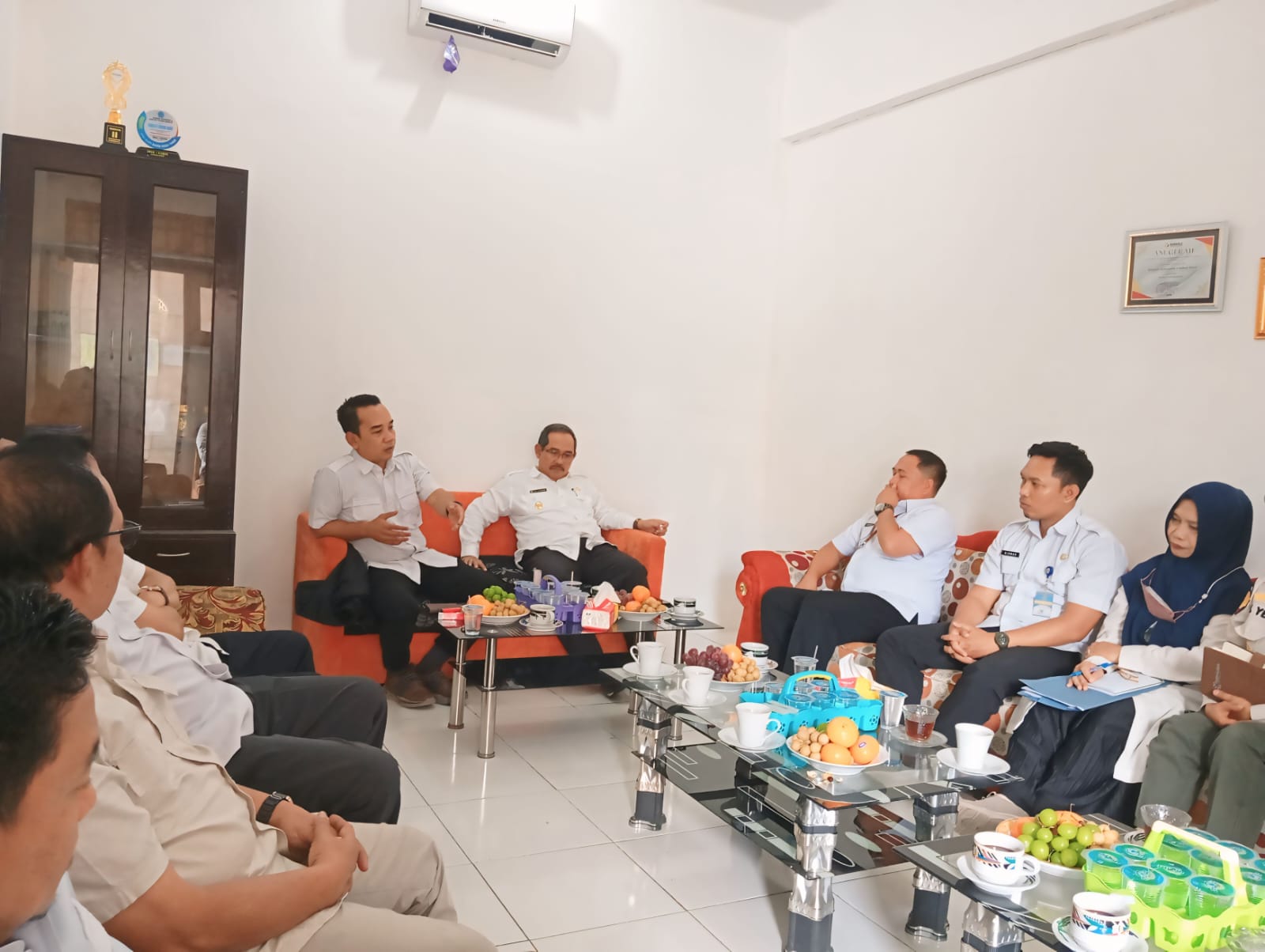 Kunjungan Kerja Bupati Lombok Barat ke Kantor Bawaslu Kabupaten Lombok Barat pada 25/09/24