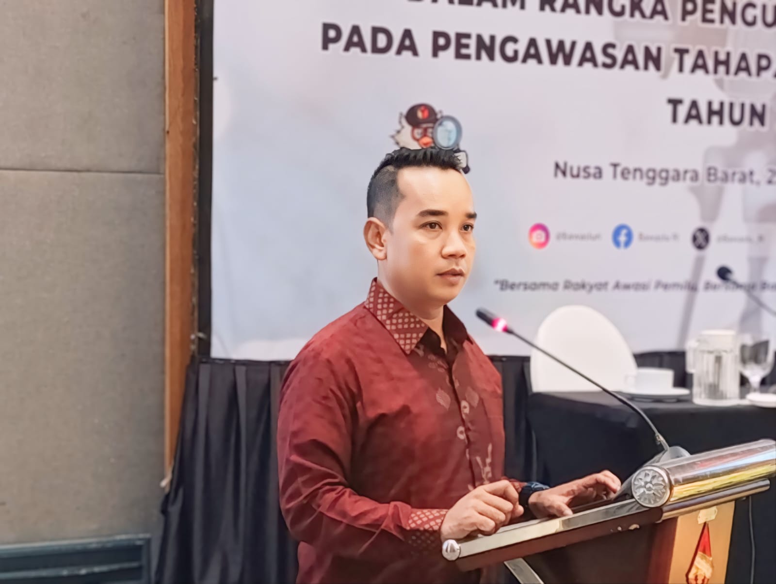 Ketua Bawaslu Lombok Barat, Rizal Umami