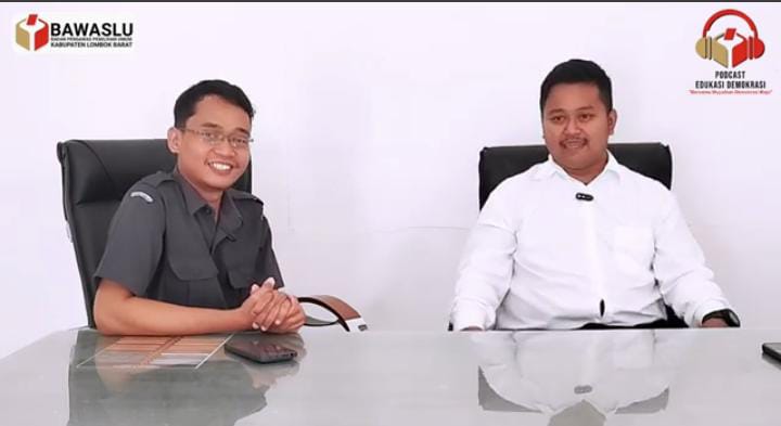 Doni Brilian, CPNS Bawaslu Lombok Barat dalam Podcast Edukasi Demokrasi Bawaslu Lombok Barat