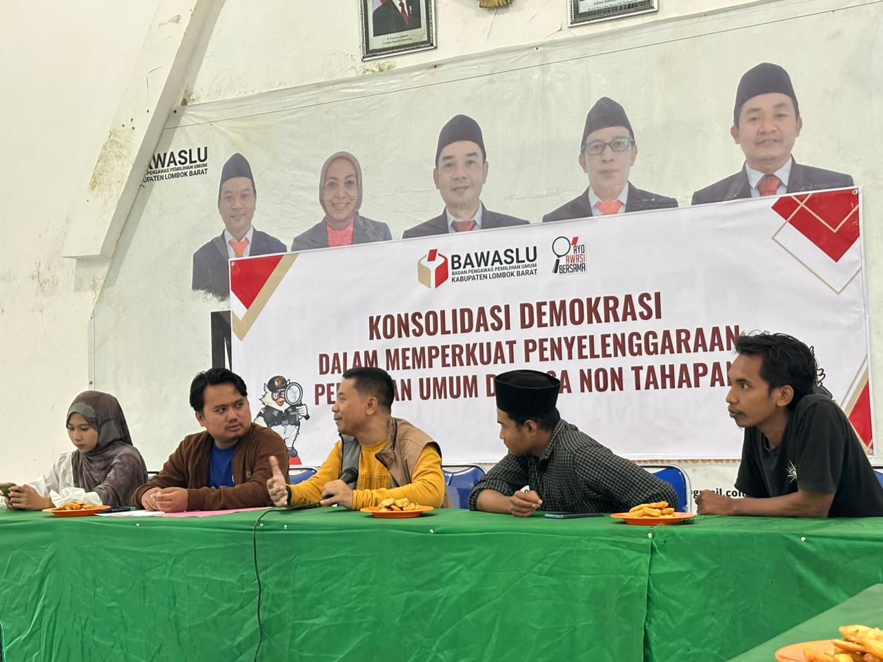 KORDIV P2H dalam konsolidasi demokrasi dalam rangka memperkuat penyelenggaraan pemilihan pada masa non tahapan bersama Pelajar NU Lombok Barat.12/02/2026