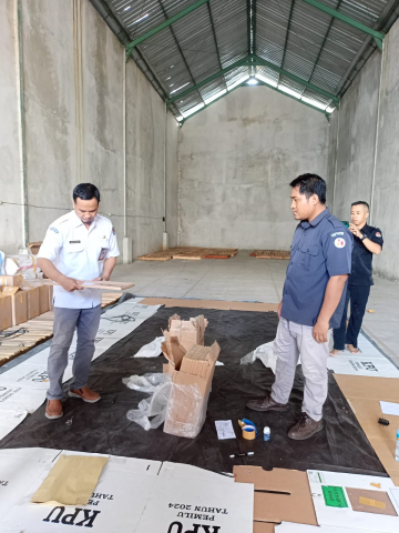 Kondisi Gudang KPU Lombok Barat