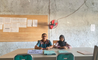 stand pendaftaran PTPS Kecamatan Kuripan