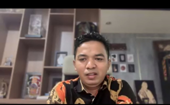 Kordiv P2H Bawaslu Lobar, Samsul Hadi, mengikuti Rapat Koordinasi Persiapan Pengawasan PDPB secara daring pada Senin, 16 Juni 2025