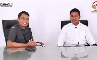 Doni Brilian, CPNS Bawaslu Lombok Barat dalam Podcast Edukasi Demokrasi Bawaslu Lombok Barat
