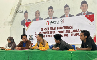 KORDIV P2H dalam konsolidasi demokrasi dalam rangka memperkuat penyelenggaraan pemilihan pada masa non tahapan bersama Pelajar NU Lombok Barat.12/02/2026