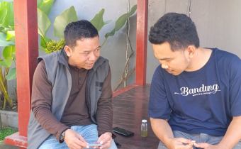 Samsul Hadi, Kordiv P2H melakukan Uji Petik PDPB TW III di Desa Terong Tawah